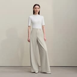 Amii Women's Wide Leg Pants 2026 Summer New Loose Flowy Trousers Pleated Solid Versatile Casual Long Pants For Women 12642085
