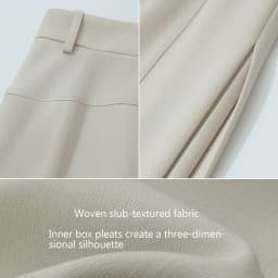 Amii Women's Wide Leg Pants 2026 Summer New Loose Flowy Trousers Pleated Solid Versatile Casual Long Pants For Women 12642085