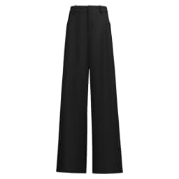 Amii Women's Wide Leg Pants 2026 Summer New Loose Flowy Trousers Pleated Solid Versatile Casual Long Pants For Women 12642085