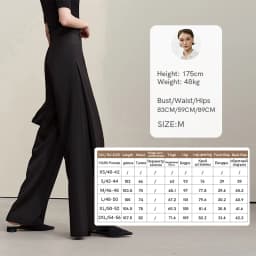 Amii Women's Wide Leg Pants 2026 Summer New Loose Flowy Trousers Pleated Solid Versatile Casual Long Pants For Women 12642085