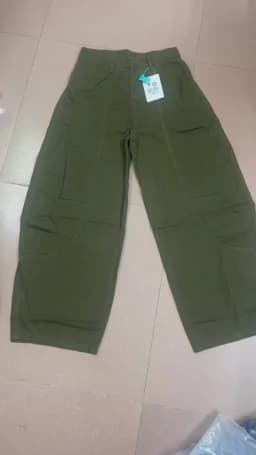 Large Size American Retro Military Green Curved Knife Work Pants For Women In 2025 Street High-End Relaxed Casual Floor Pants