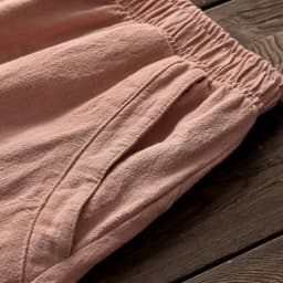 Johnature Women Cotton Linen Harem Pants Loose Trouser 2025 Autumn New Elastic Waist Solid Color Pockets Patchwork Women Pants