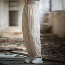 Johnature Women Vintage Plus Cotton Warm Straight Pants Elastic Waist Winter Trouser 2025 New Solid Color Women Casual Pants