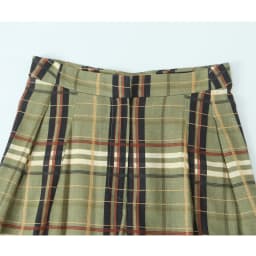 MUJER Plaid Baggy Pants Woman Casual Wide Leg Pants for Women Mid Waist Oversize Women's Pants Vintage Pleated Trousers Womens