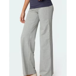 Spring Autumn Wide Leg Sweatpants for Women Fold Over Low Rise Flare Yoga Loungewear Pants Back to School Clothes Streetwear
