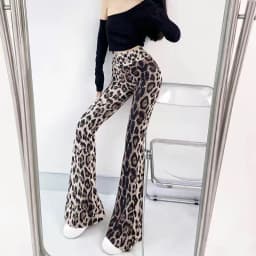 Sexy High Waist Striped Flare Pants Women Streetwear Print Tie Dye Slim Pantalones Vintage Lenggings Spodnie Aesthetic Trousers