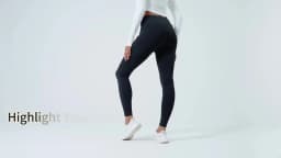 TACVASEN Women's Hiking Leggings with 4 Zipper Pockets Water Resistant High Waisted Cargo Leggings Elastic Workout Running Yoga