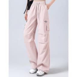 Stylish High Waist Cargo Pants Waterproof Quick Dry Casual Outdoor Hiking Pants with Drawstring