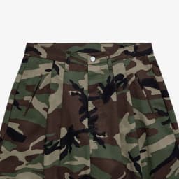 Women's Camouflage Wide Leg Pants Loose Casual High Waist Vintage Pockets Cropped Pants 2025 Fashion Harajuku Capris