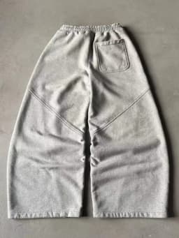 HOUZHOU Grey Vintage Y2k Women Sweatpants Harajuku Oversized Wide Leg American Style Man Pants Baggy Streetwear Hip Hop Trousers