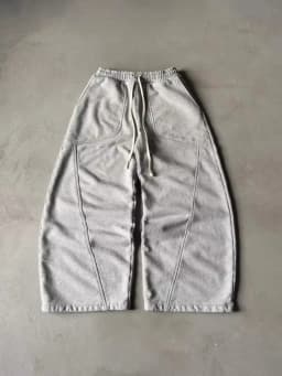 HOUZHOU Grey Vintage Y2k Women Sweatpants Harajuku Oversized Wide Leg American Style Man Pants Baggy Streetwear Hip Hop Trousers
