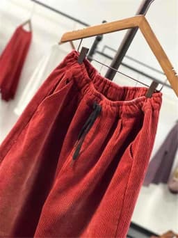 Autumn Winter Casual Corduroy Harem Pants Women High Waist Retro Loose Bloomers Female Oversize Mom Trousers Baggy Sweatpants