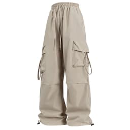 Women Cargo Pants Fashion Loose Comfortable Breathable Lightweight Multiple Pockets Cargo Long Pants Fitness Running Casual Pan