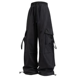 Women Cargo Pants Fashion Loose Comfortable Breathable Lightweight Multiple Pockets Cargo Long Pants Fitness Running Casual Pan