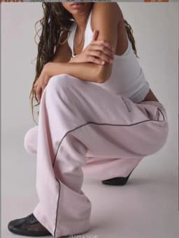 2026 summer wide leg sports pants, loose fit straight leg casual pants, comfortable Striped Wide Leg Sports Pants For Women