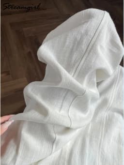 Summer White Pants For Women Cotton Formal High Waist Wide Leg Trousers Ladies Elegant Summer Women's Pants Straight Leg Office