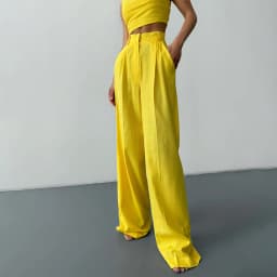 Wolfeel 2026 Women's Wide Leg Pants with European and American Style Casual Loose Pants Suitable for Business and Casual Wear