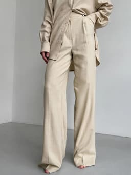 Wolfeel 2026 Women's Wide Leg Pants with European and American Style Casual Loose Pants Suitable for Business and Casual Wear