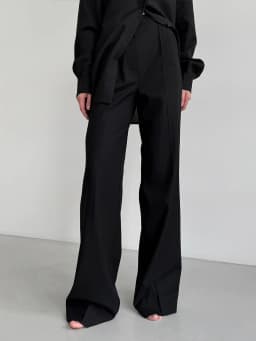 Wolfeel 2026 Women's Wide Leg Pants with European and American Style Casual Loose Pants Suitable for Business and Casual Wear