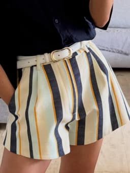 Colorful Striped Wide Leg Trousers Women Bohemian High Waist Multi-color Panelled Slim Straight Pants Fashion Lady Beachwear New