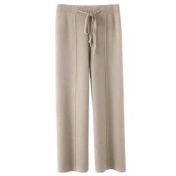 High Waist Knitted Wool Wide Leg Pants Autumn Winter Women's Loose Straight Casual Floor-Length Trousers Commute Style