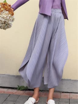 Miyake Pleated Loose Causal Wide Leg Pants
