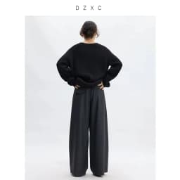Naples Wide-Leg Pants Women's Wool Trousers Casual Suit Pants 2026 Spring and Autumn New Style