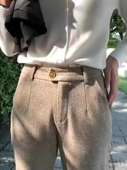 High Waist Women Suit Pants Office Ladies Harem Pencil Pants Korean Fashion Trousers Casual Button Loose Female Khaki Pants New
