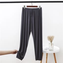 Loose Lantern Pants Women's Modal Casual Pants Summer Thin Footed Cuffed plus Size Versatile Fat MM Sports Pants High Waist L...
