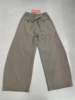 Women's Vertical Striped Commuter Style Pants Summer Vintage Trousers Cool Girl High Waisted Bottoms Female Unisex Sweatpants