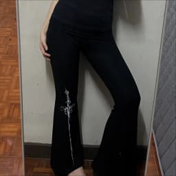 Fashion Aesthetics Printed Y2K Pants Hip Hop Punk Style Comfortable Pants Gothic Retro Casual Women's Wide Leg Pants emo girl