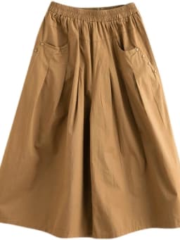 High Waist Wide Leg Pants Women's Summer New Sle Korean Version plus Size Loose Skirt Slimming Versatile Nine Point Pants