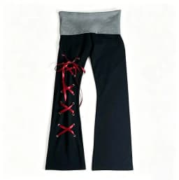 Fashionable American retro Y2K new style airplane buckle design sense suit pants high-end simple casual long pants for women emo