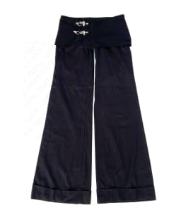 Fashionable American retro Y2K new style airplane buckle design sense suit pants high-end simple casual long pants for women emo
