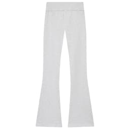 HXAO Fleece Flared Trousers Women's Pants Black Brown Grey Pants For Woman Chic High-Waisted Flared Trousers Casual Sports Pants
