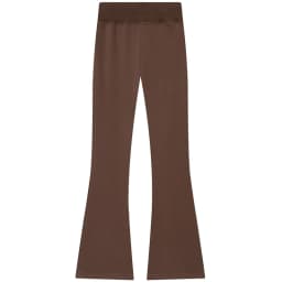 HXAO Fleece Flared Trousers Women's Pants Black Brown Grey Pants For Woman Chic High-Waisted Flared Trousers Casual Sports Pants