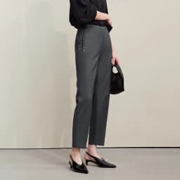 Amii Women's Nine-point Pants 2026 Autumn New Commuter Thin Belt Solid Color Pants Casual Versatile Trousers For Woman 12621059