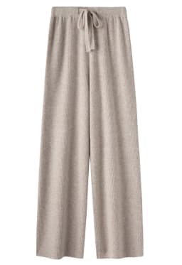 Cashmere Knitted Wide-leg Pants Women's Autumn Glutinous Rice High Waist Drape Straight Casual Mopping Towel Pants Thickened