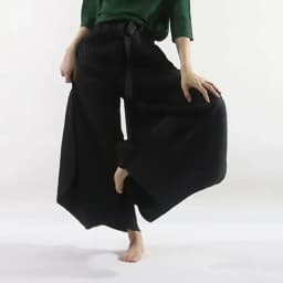 Miyake Pleated Harem Pants With Belt Women Summer New Designer Vintage Casual Big Size Wide Leg Pants Women Trousers