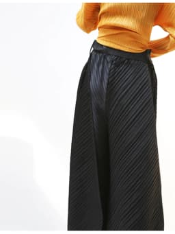 Miyake Pleated Harem Pants With Belt Women Summer New Designer Vintage Casual Big Size Wide Leg Pants Women Trousers