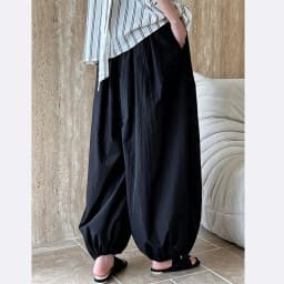 Oversized Bloomers 2025 New Summer Elegant Fashion Women Lantern Pants Casual Loose Breathable Cotton Wide Leg Pants