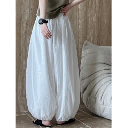 Oversized Bloomers 2025 New Summer Elegant Fashion Women Lantern Pants Casual Loose Breathable Cotton Wide Leg Pants