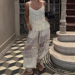 Women Ruffle Bloomer Pants Y2k Lace Patchwork Pettipants Bottoms Victorian Pantaloons Pants Under Dress Slips