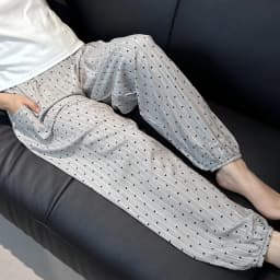 Cool Summer New Silk Cotton Spwear Loose Women's Wide Leg Pants Home Wear Floral Print Heat Resistant Comfortable Casual T...