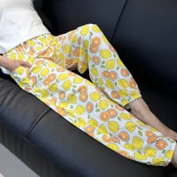 Cool Summer New Silk Cotton Spwear Loose Women's Wide Leg Pants Home Wear Floral Print Heat Resistant Comfortable Casual T...