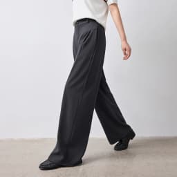 TOYOUTH Women Wide Leg Pants Summer 2026 Textured 3D Pleated Design Hip Covering Loose Breathable Comfortable Casual Daily Style