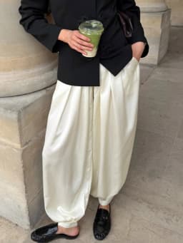 LIinar 2026 Spring Summmer Pant Women Stylish Versatile High-waisted Harem Pants Lightweight Flowing Loose-fitting Pant