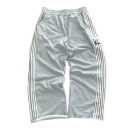 Streetwear Sweatpants Y2K Pants Harajuku Hip Hop Gothic Retro Stripe Baggy Casual Pants Men Women Elastic Waist Jogging Pants