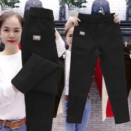 New 2026 Women pants Spring Summer High Waist Loose Wash Harun Pants Loose Trousers Slim Elastic waist Casual Pants Female