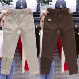New 2026 Women pants Spring Summer High Waist Loose Wash Harun Pants Loose Trousers Slim Elastic waist Casual Pants Female